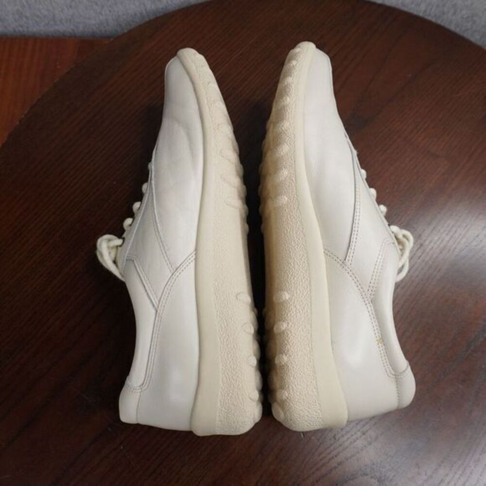 David Tate Walker Shoes Womens Size 8.5 SS Beige Leather Comfort Lace Up Sneaker - Picture 6 of 16